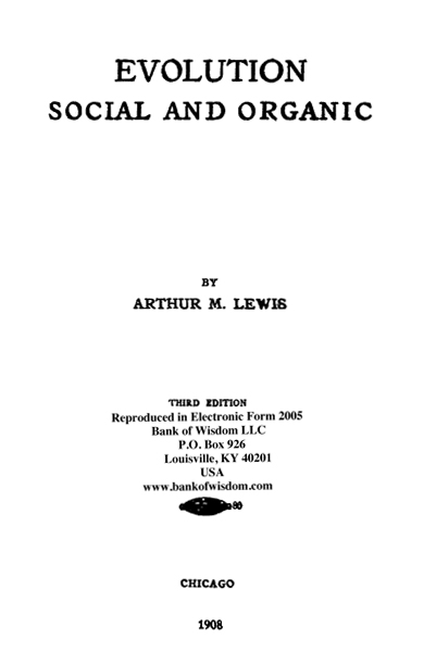(image for) Evolution Social and Organic